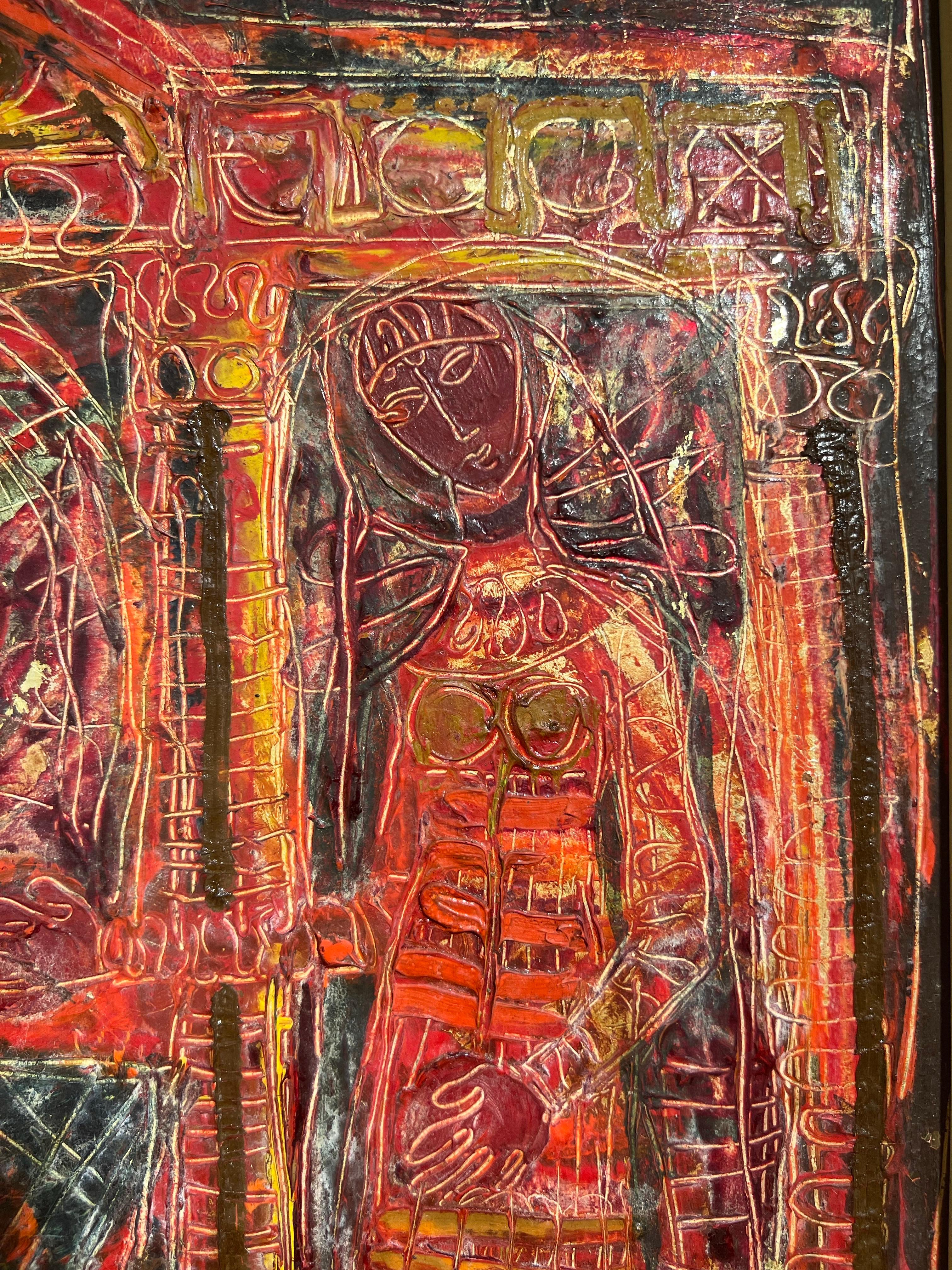 Composizione con figura, Figure contemporanee. in vendita 4