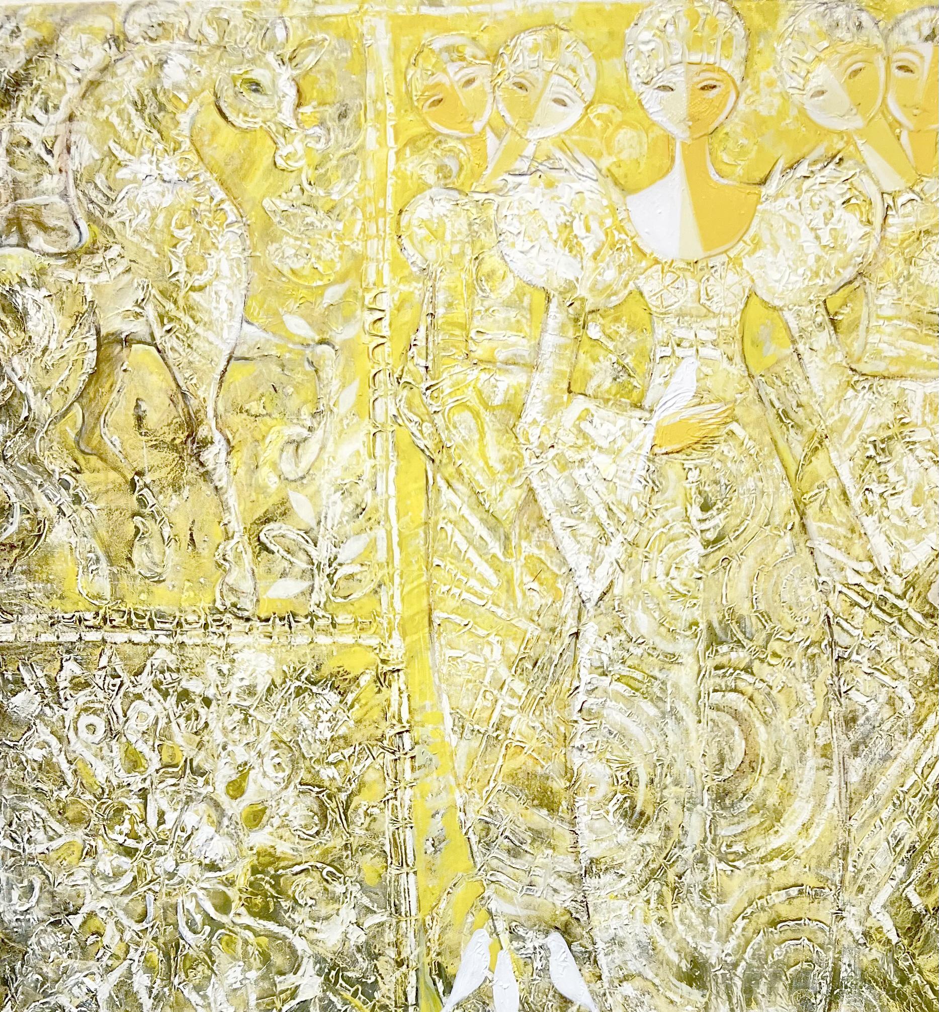 Une nuance plus blanche de seau - Painting de Hrair Diarbekirian