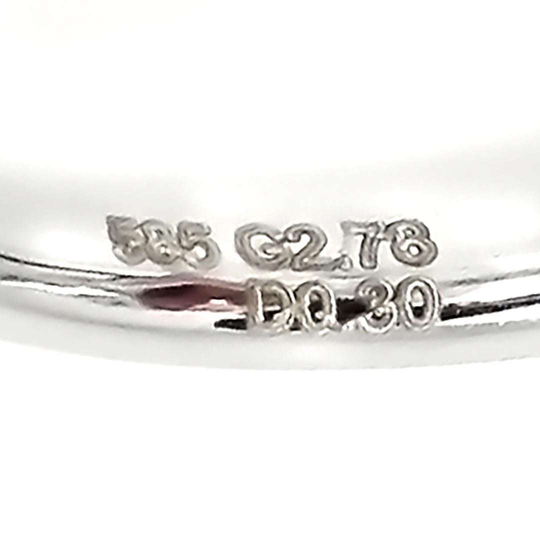 HRD 2.78 ct 14K White Gold Vivid Reddish Purple Mahenge Garnet Engagement Ring im Angebot 2