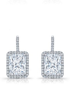 Pendientes de oro de 18 quilates con certificado HRD de 10,00 quilates de diamantes naturales