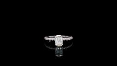 HRD Certified 1.01 Carat E Colour VVS1 Clarity Diamond Ring