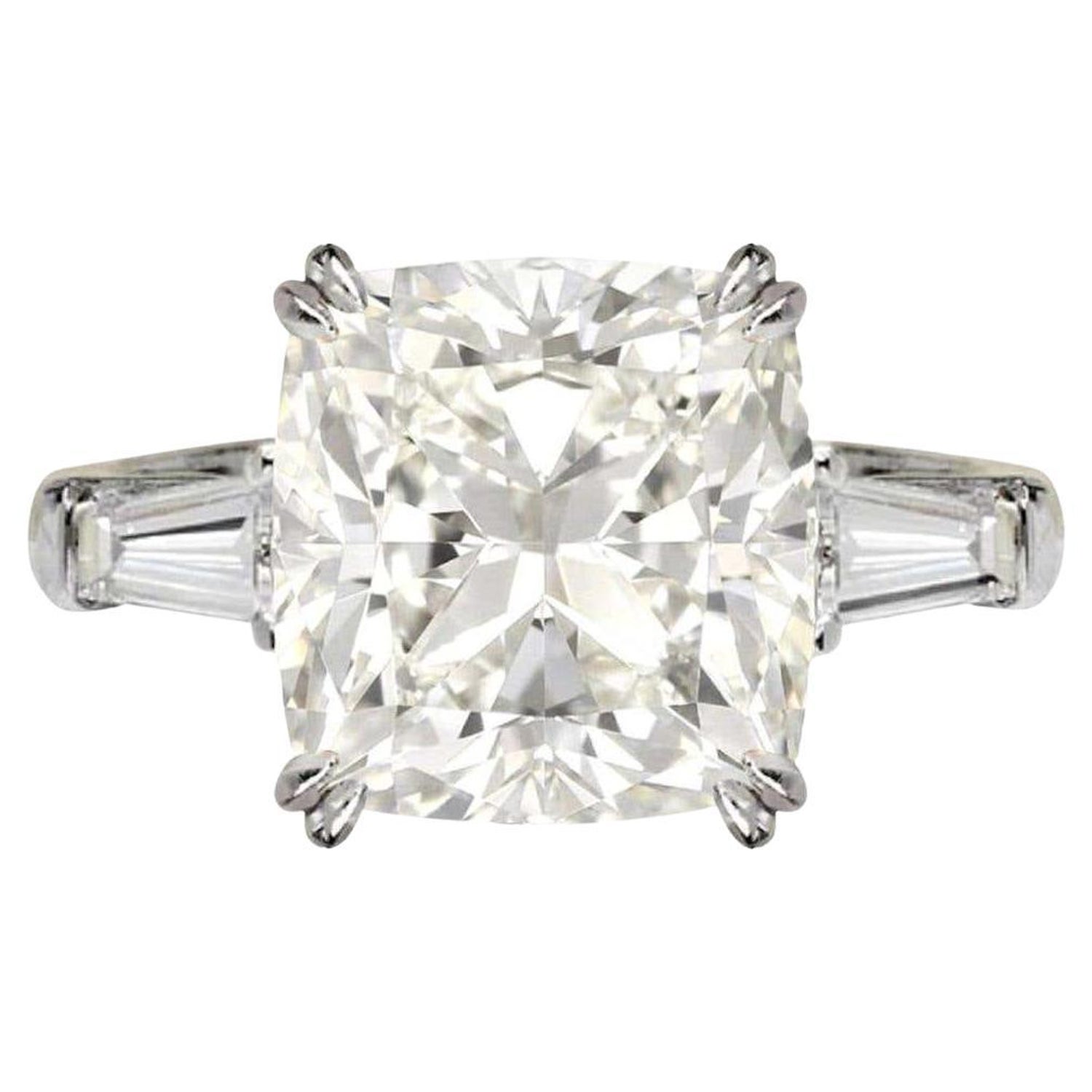 HRD Antwerp 2.80 Carat Three-Stone Cushion Diamond Ring For Sale at 1stDibs diamond jewelry antwerp, diamond ring antwerp, antwerp rings