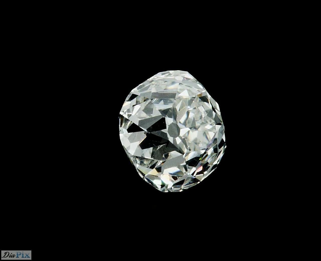 Zertifizierter Diamant, Altminenschliff, 1,61 Karat E VS2 4