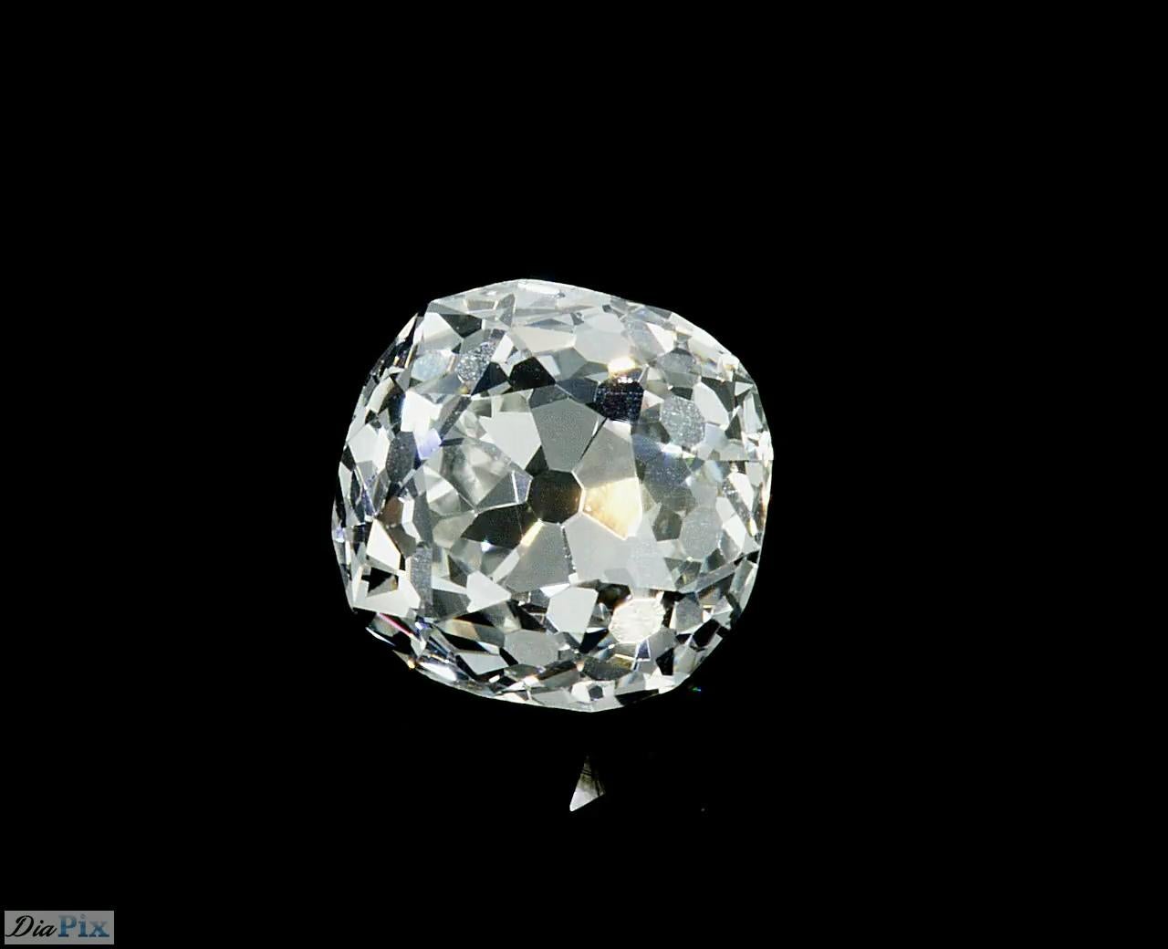 Certified Diamond, Old Mine Cut, 1.61 Carat E VS2 5
