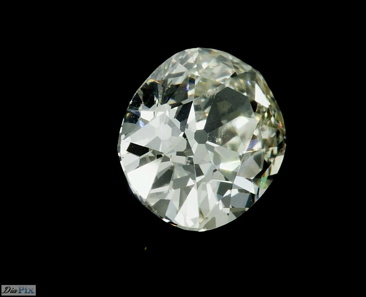 Women's or Men's Certified Old Mine Cut Diamond 1.88 Carat