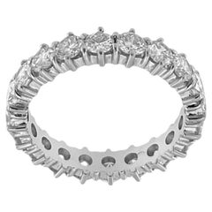 HRD Certified Eternity Band 18 karat White Gold with 3.00ct Diamonds