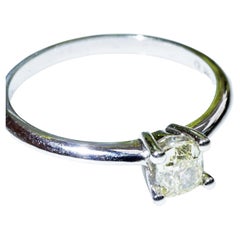 Bague en diamant jaune fantaisie certifié HRD de 0,41 carat, couleur naturelle, fabriquée en Allemagne