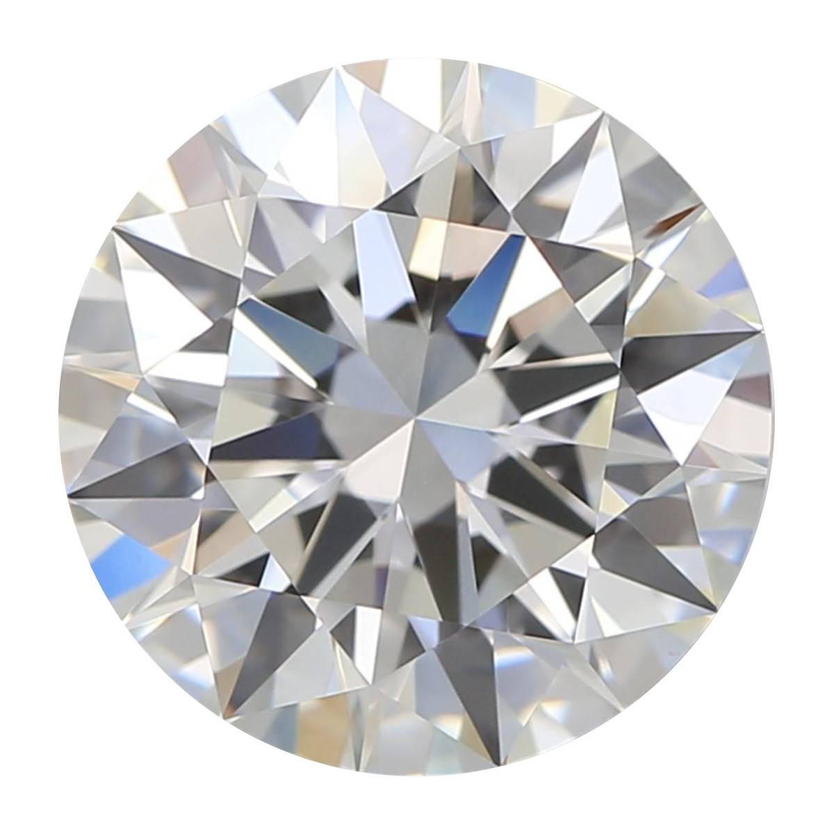 HRD Certified F.VS1 1.02 Carat Brillant Cut Diamond For Sale