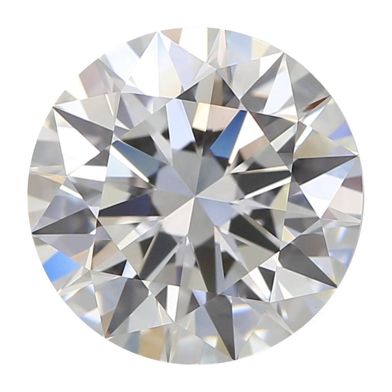 Diamant taille brillant de 1,02 carat certifié HRD En