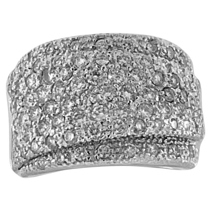HRD Certified White Gold Ring with Diamonds