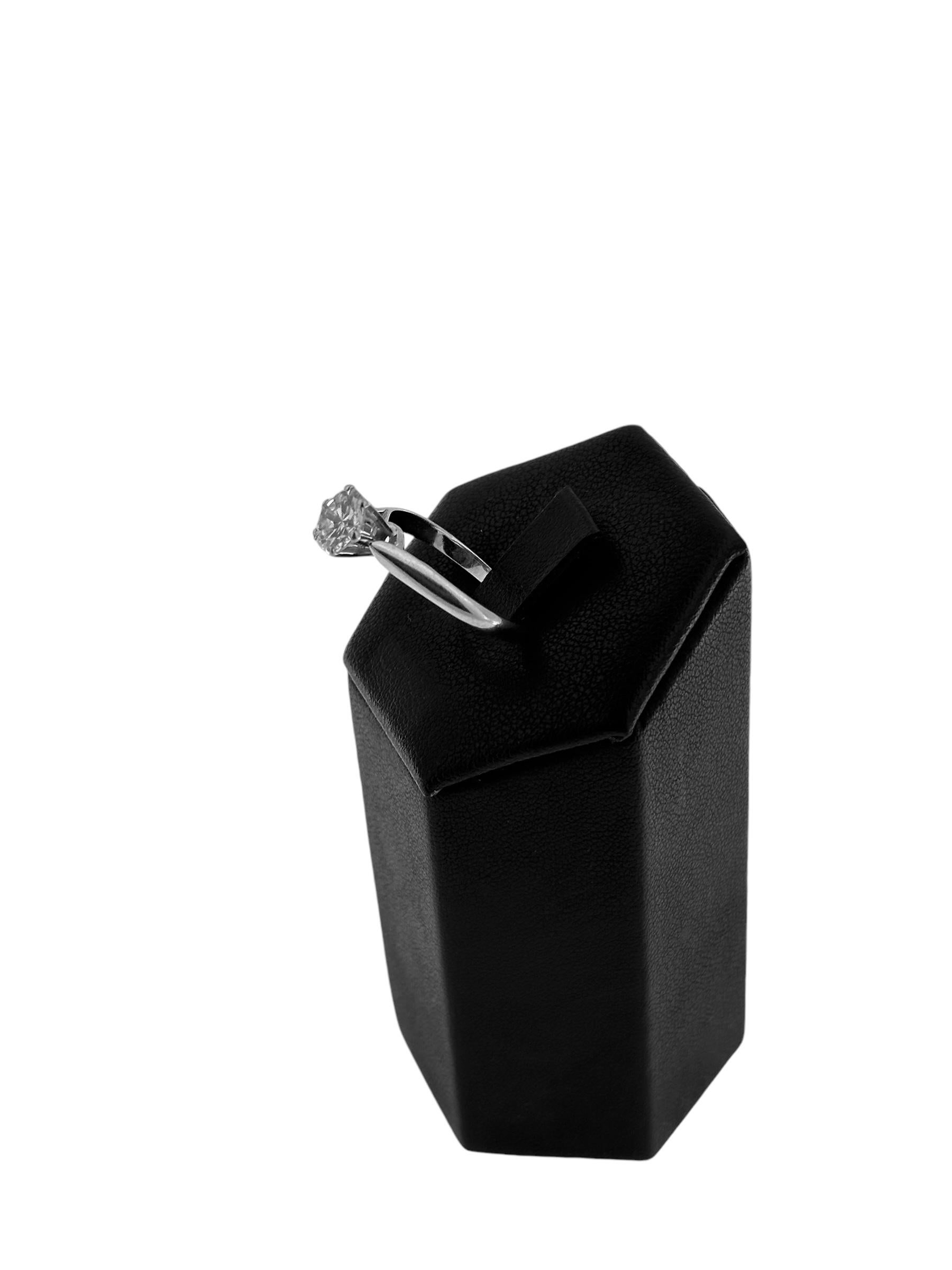 HRD-zertifizierter Solitär-Ring aus Weißgold mit 1,00 Karat natürlichem Diamant (Kunsthandwerker*in) im Angebot
