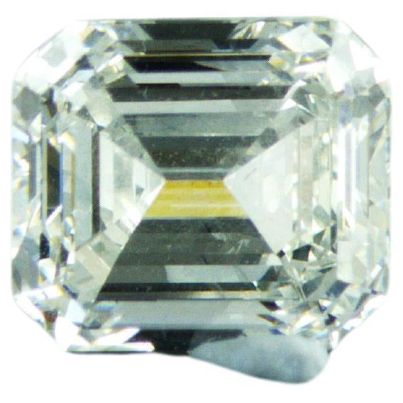 HRDAntwerp zertifizierter 0,82 Karat Smaragd in Smaragdform natürlicher Diamant F VS1