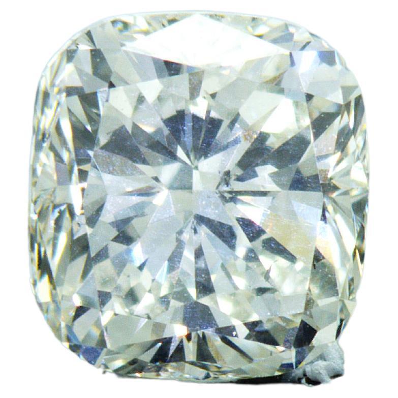HRDAntwerp certified 0.91 carat Cushion Shape Natural Diamond I SI1 For Sale