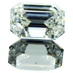 HRDAntwerp certified 2.00 carat Emerald Shape Natural Diamond F SI1