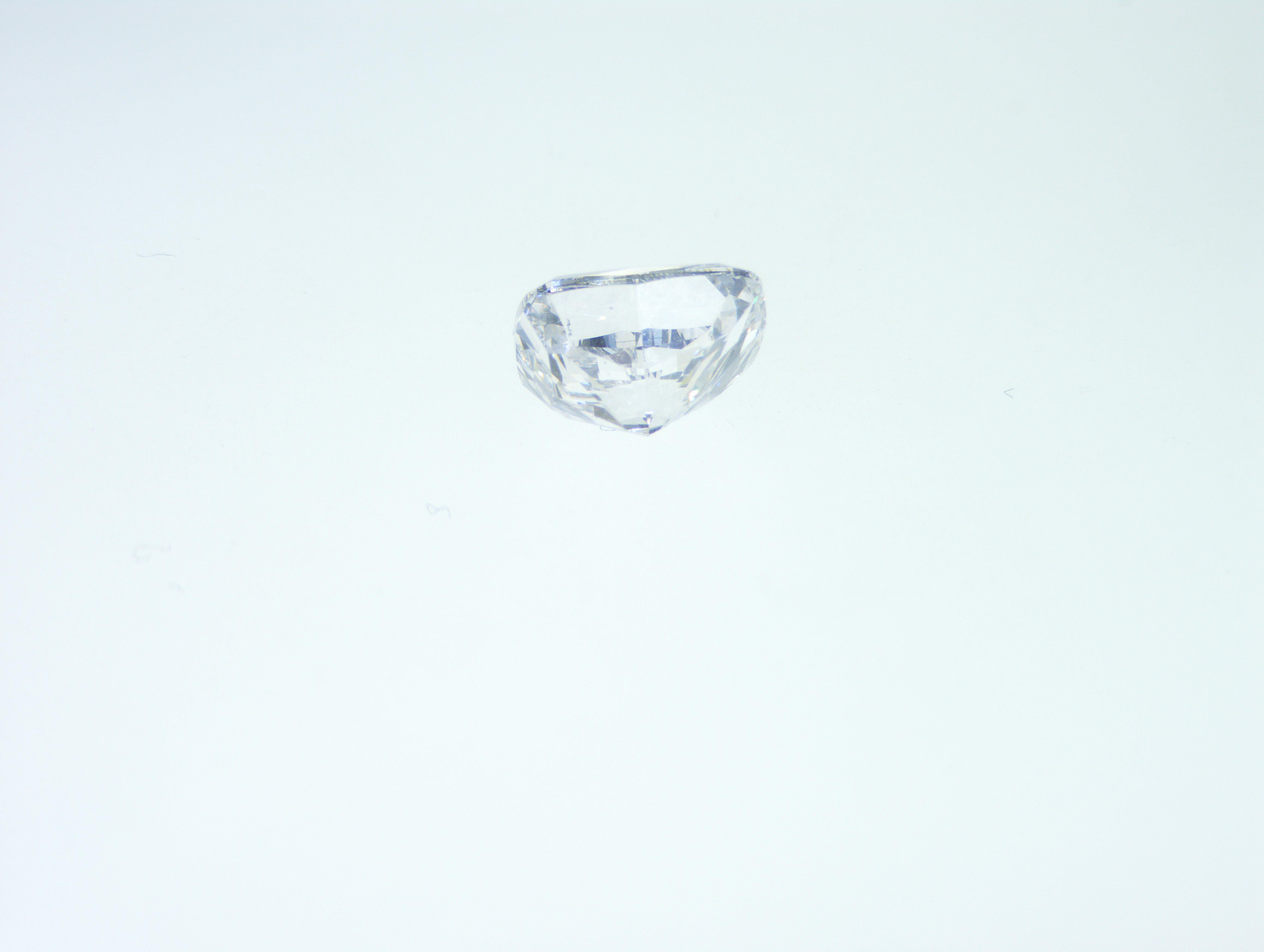 Cushion Cut HRDAntwerp certified 3.00 carat E colour (exceptional white) Diamond