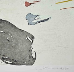 Abstract Composition - Etching by Hsiao Chin - 1970s