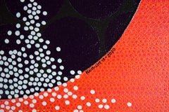 'Children of Light' original abstract acrylic painting signed by Hsin-Lin Chiao