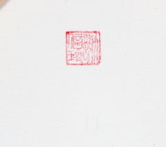 "Salvation, " Acrylic, Color Pencil, & Molding Paste w/ Stamp Signature