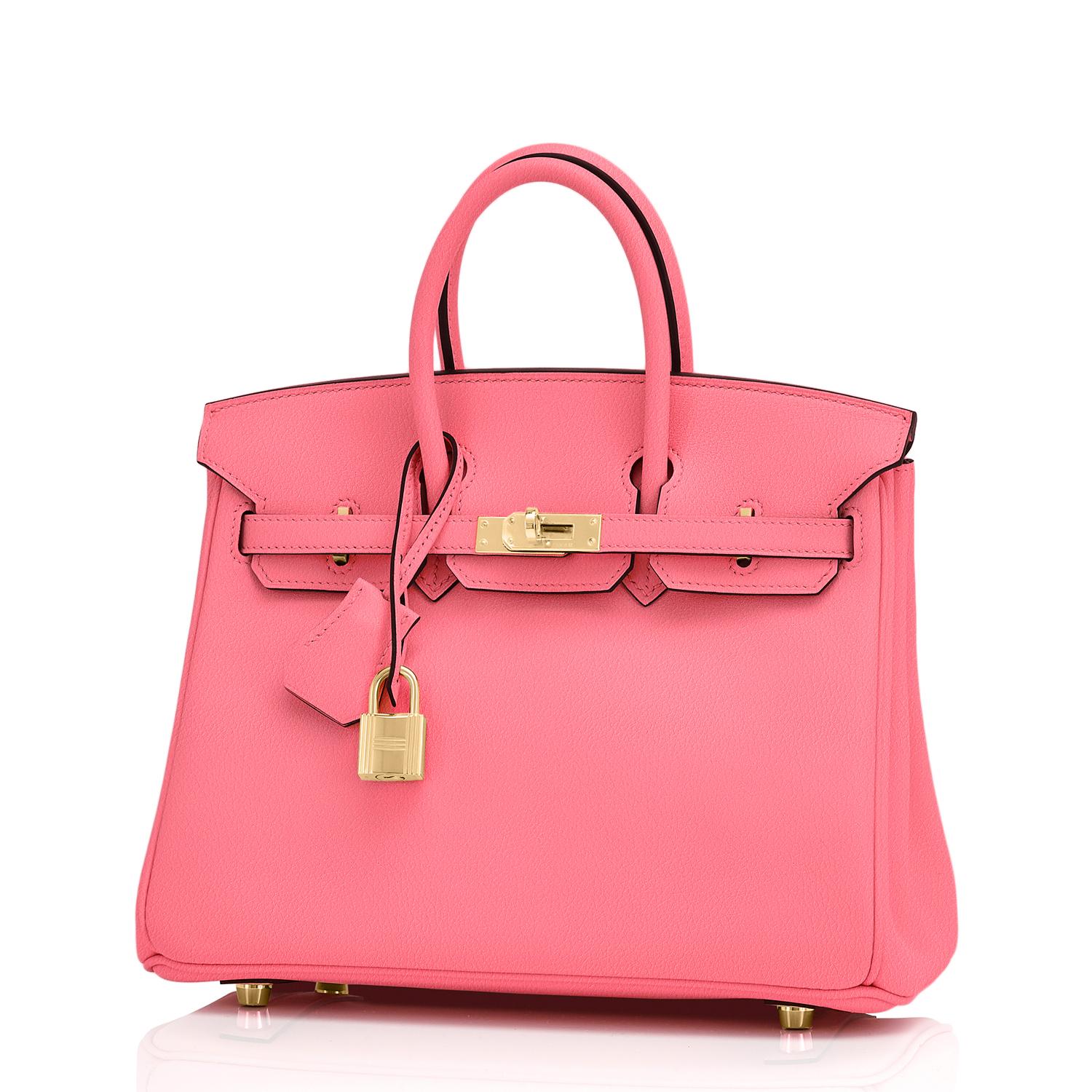 HSS Hermes Birkin 25 Rose Azalee Lime Pink VIP Order Bag Exclusive  5