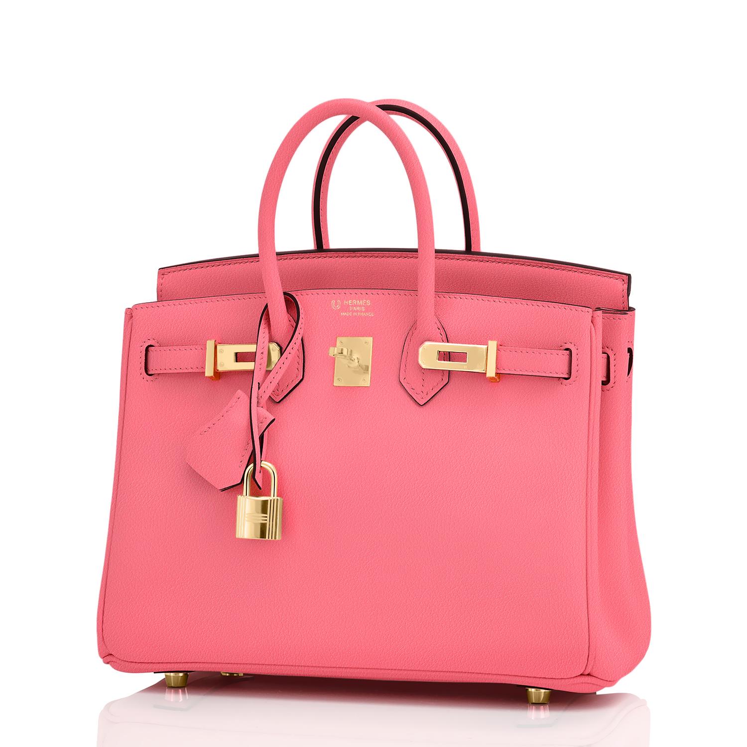 Women's HSS Hermes Birkin 25 Rose Azalee Lime Pink VIP Order Bag Exclusive 