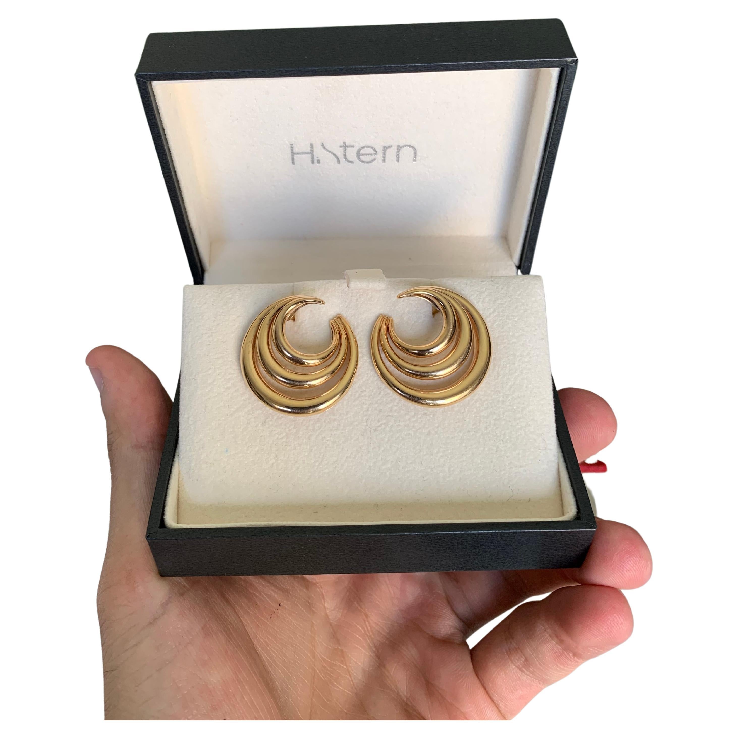 H.Stern 18k Rose Gold Earrings For Sale