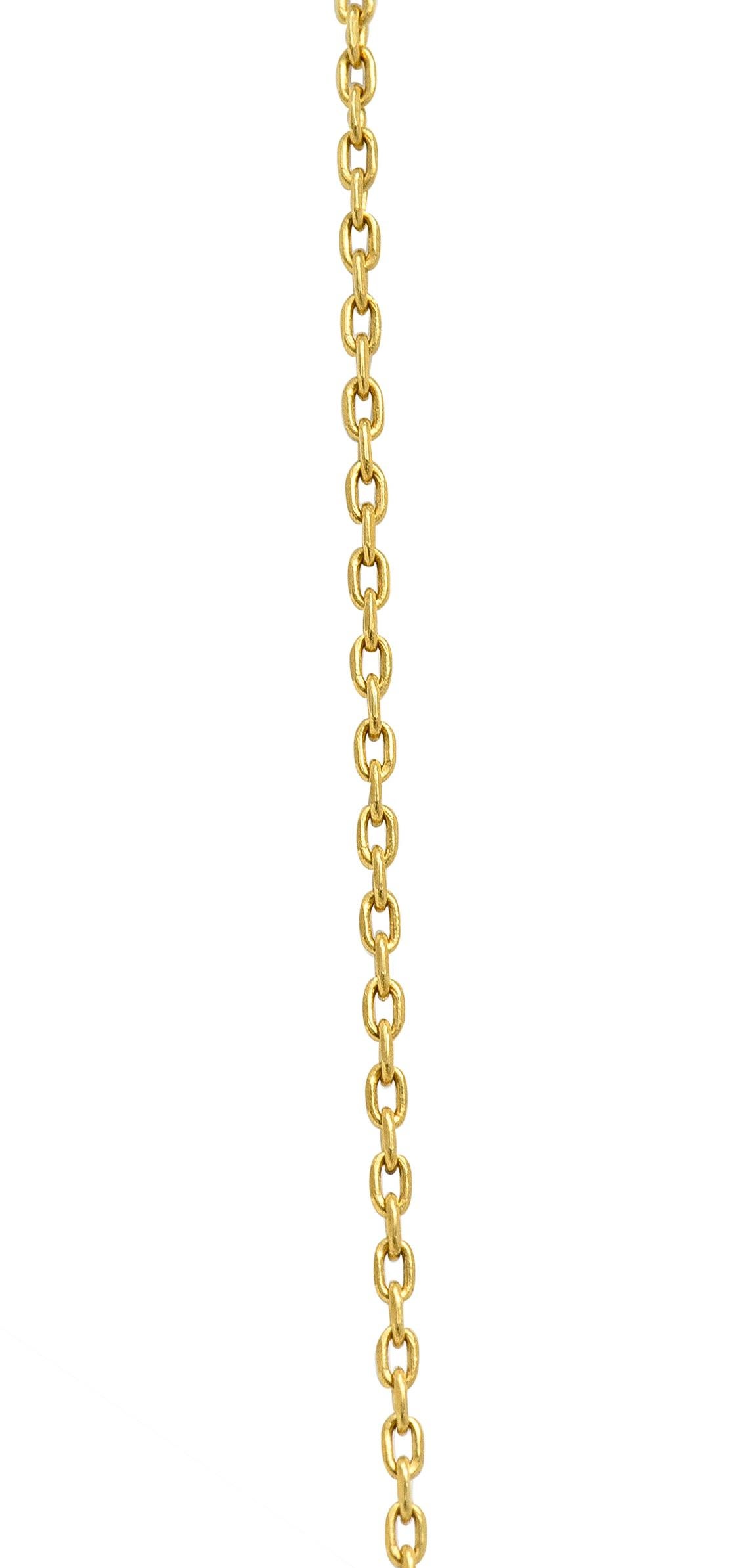 H.Stern Contemporary 2.50 Carats Diamond 18 Karat Two-Tone Gold Pendant Necklace 5