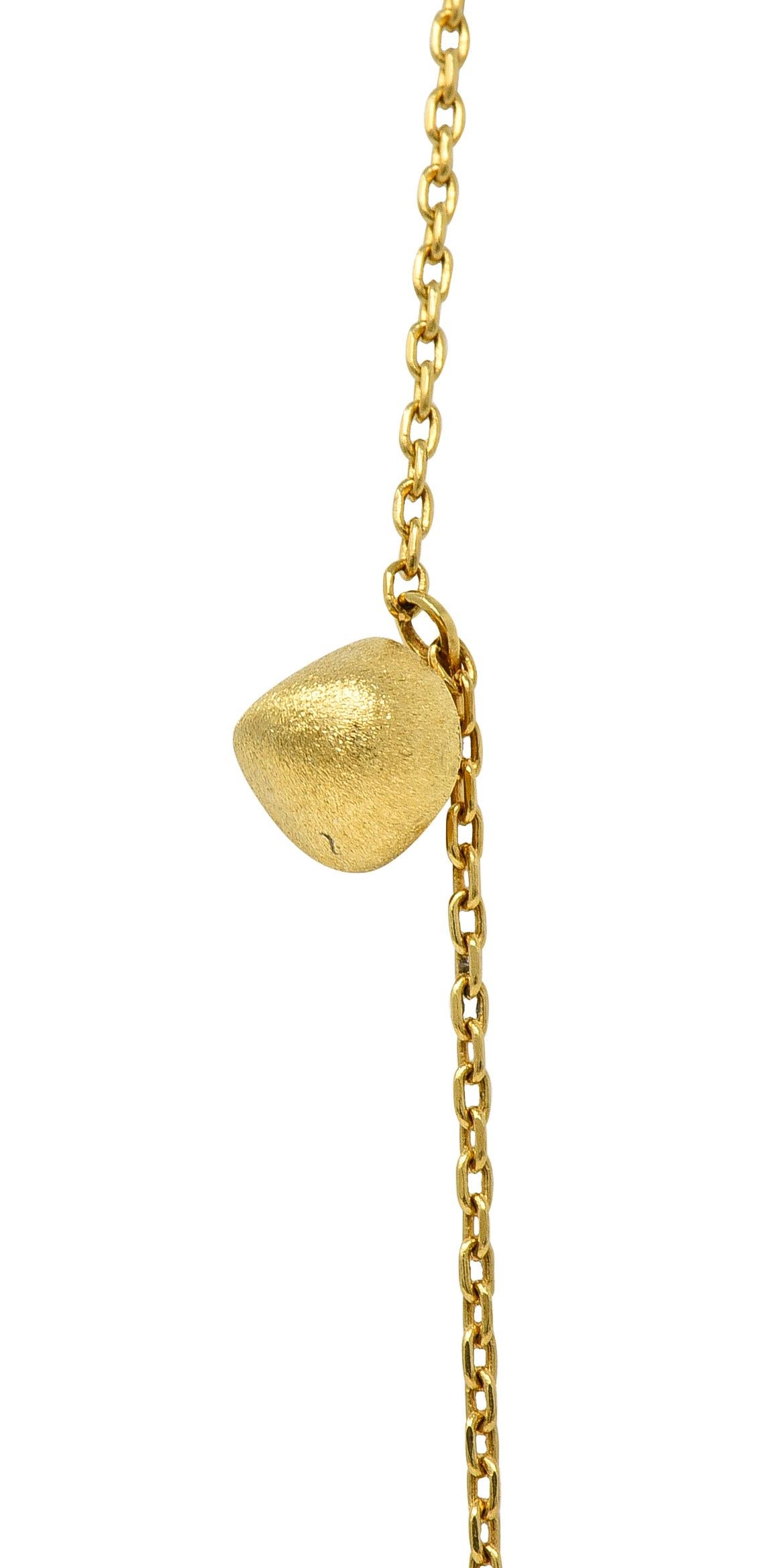 H.Stern Contemporary 2.50 Carats Diamond 18 Karat Two-Tone Gold Pendant Necklace 3
