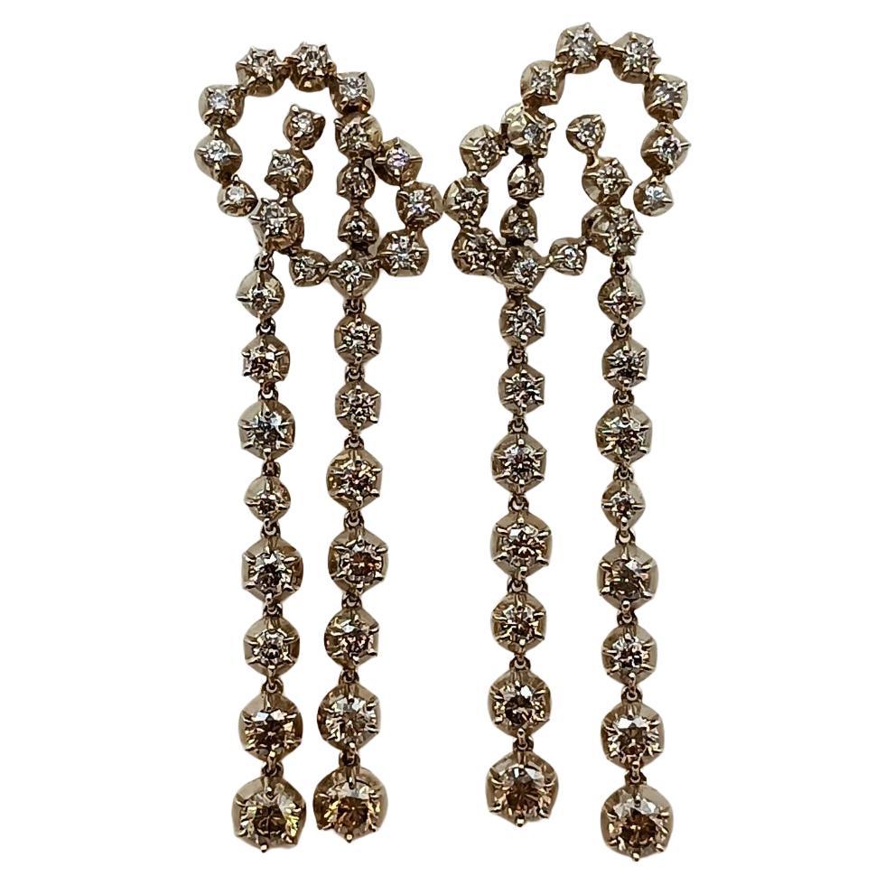 H.Stern Earrings with brown diamonds For Sale