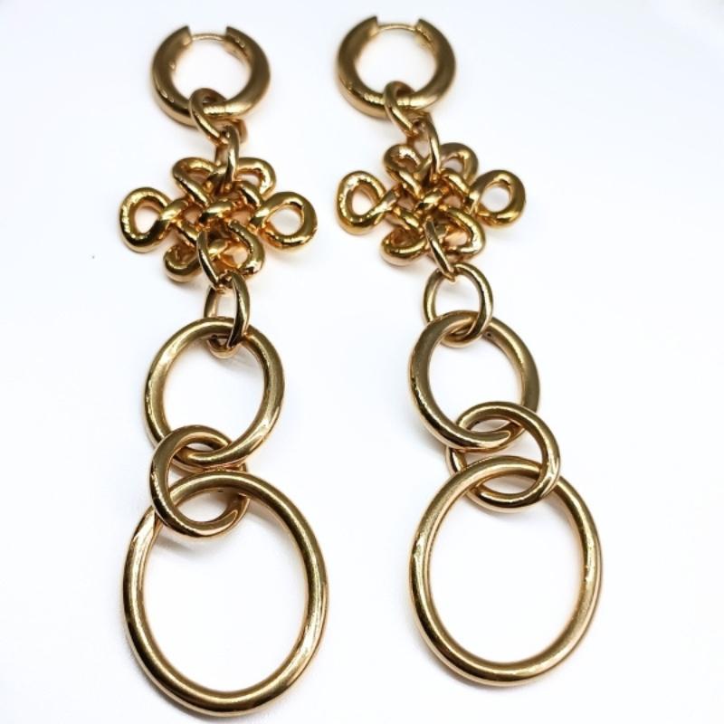 H.Stern Gold earrings by Diane Von Fürstenberf 1