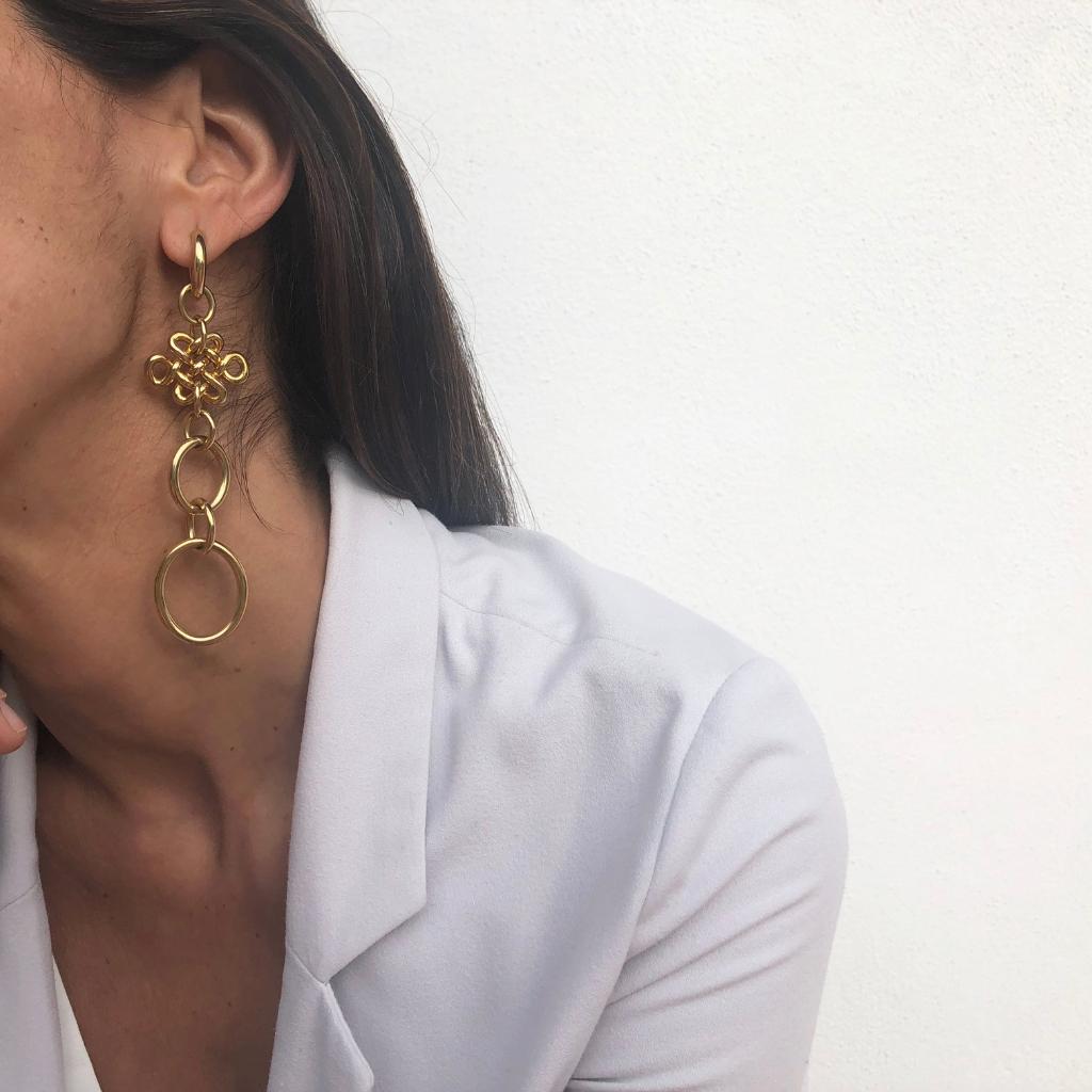 H.Stern Gold earrings by Diane Von Fürstenberf 2