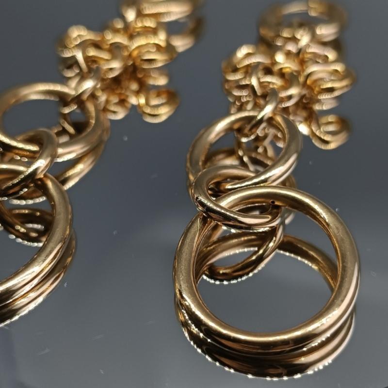 H.Stern Gold earrings by Diane Von Fürstenberf 3
