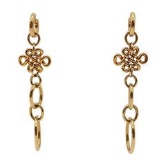 H.Stern Gold earrings by Diane Von Fürstenberf