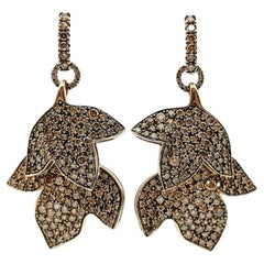 H.Stern Noble earrings in leaf shape 