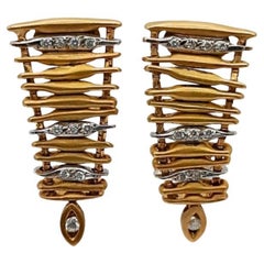 H.Stern Noble Gold earrings with Diamonds