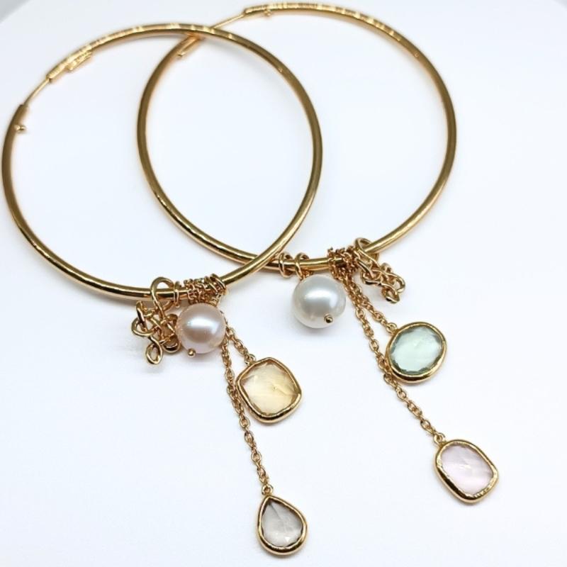 H.Stern Noble Gold Hoop earrings by Diane Von Fürstenberg For Sale 2