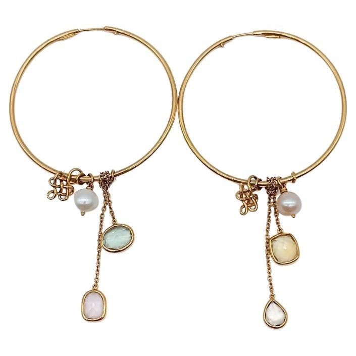 H.Stern Noble Gold Hoop earrings by Diane Von Fürstenberg For Sale