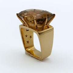 H.Stern Noble Gold Ring with Citrine