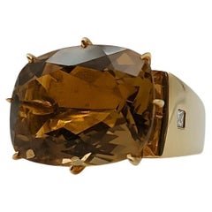 H.Stern Noble Gold Ring with Citrine