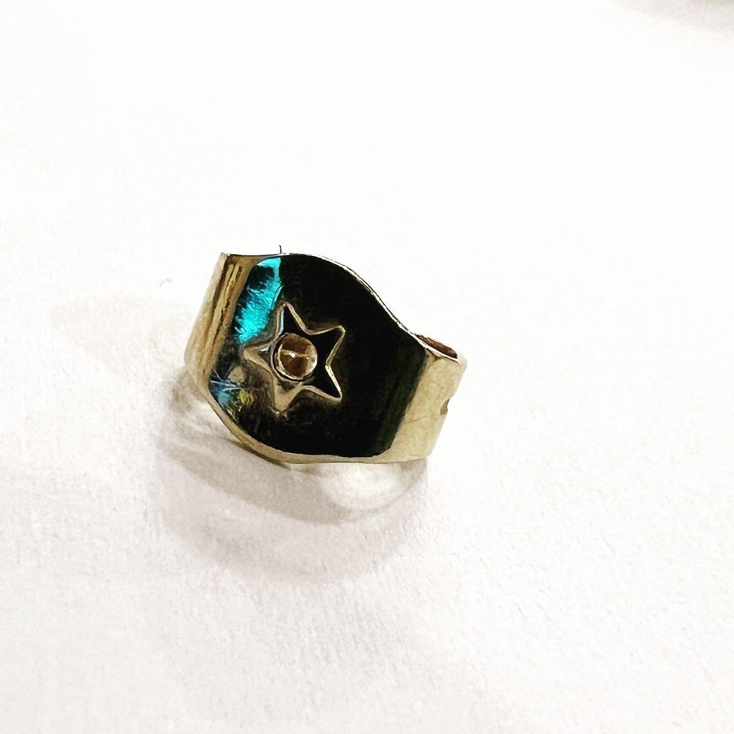 H.STERN Pendientes de oro blanco amarillo de 18 quilates con diamantes de fantasía en Bueno Estado en Pamplona, Navarra