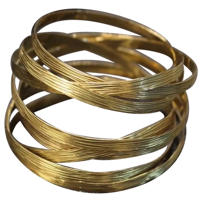 H.Stern Vintage 18k Gold Bangle Bracelet