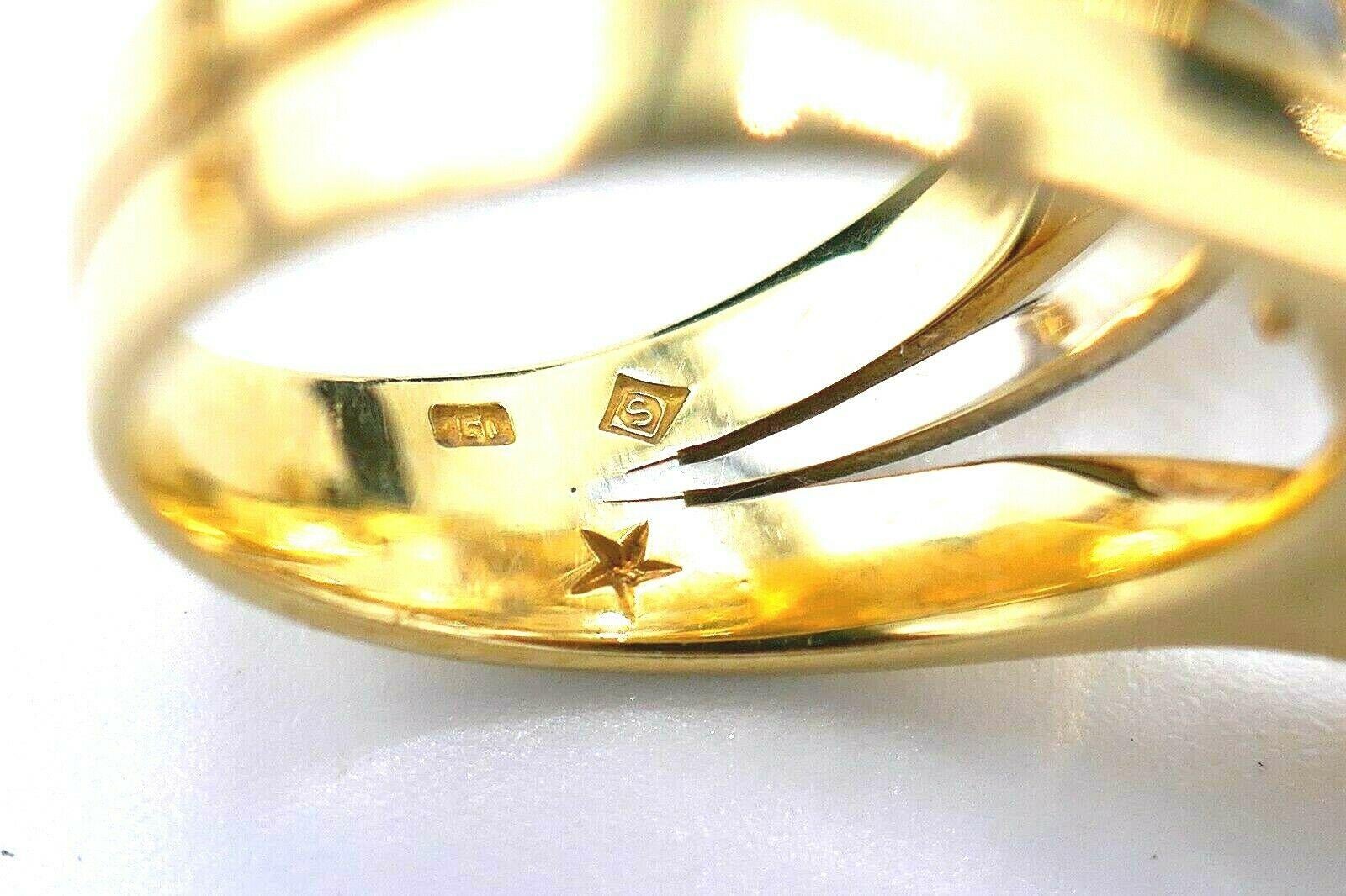 H.Stern Yellow Gold Rock Crystal Diamond Highlight Ring In Excellent Condition In Beverly Hills, CA