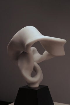 CLOUD White Marble Abstract Sculpture , 2013