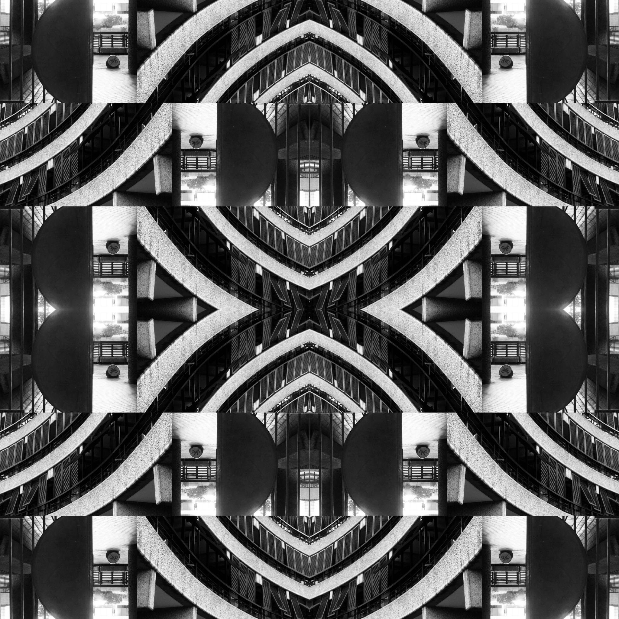 Hsu Yun Chin Abstract Photograph - Black & White Photography "Brutalism -Barbican Centre, London No10", 2021 