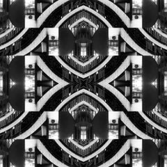 Photographie en noir et blanc "Brutalism -Barbican Centre, London No10", 2021 