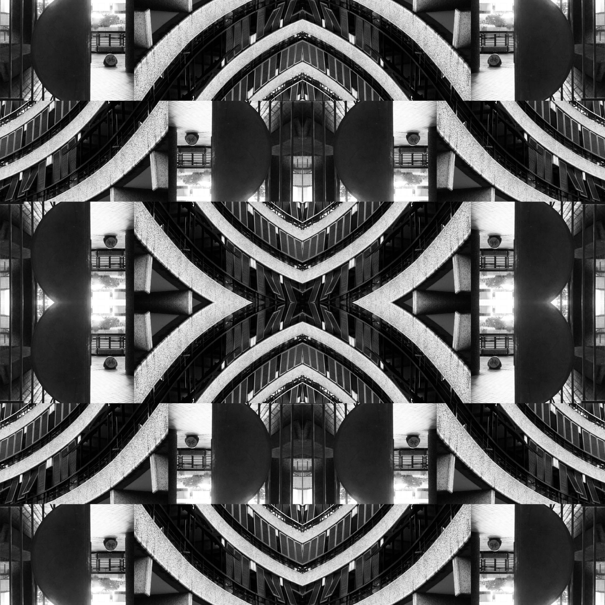 Hsu Yun Chin Abstract Photograph - Black & White Photography "Brutalism -Barbican Centre, London No10", 2021 