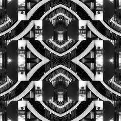 Photographie en noir et blanc "Brutalism -Barbican Centre, London No10", 2021 