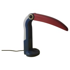 Vintage H.T. Huang Lamp Toucan for Lenoir Italy 1980s
