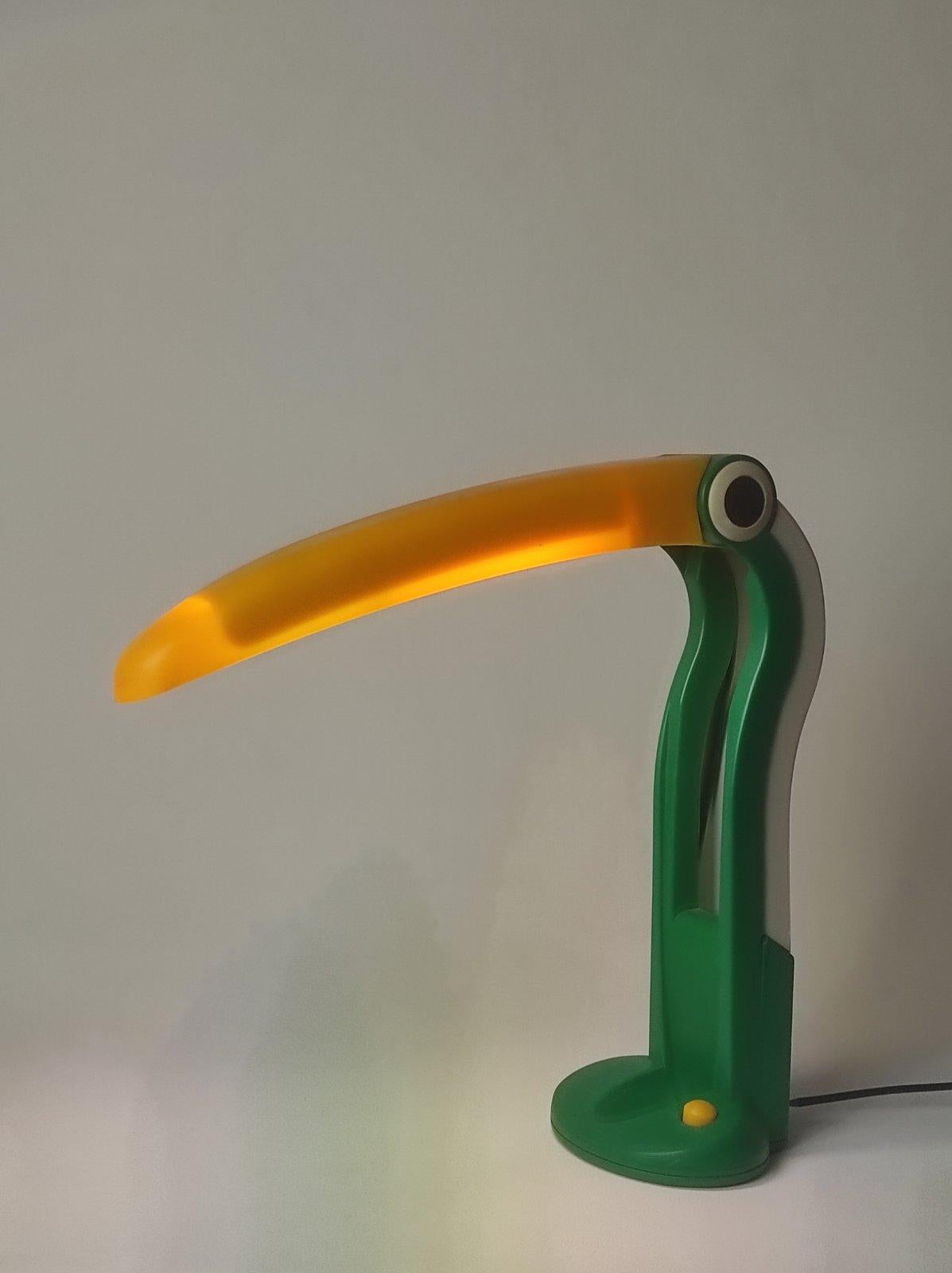 Mid-Century Modern H.T. Huang Table Lamp Toucan For Sale