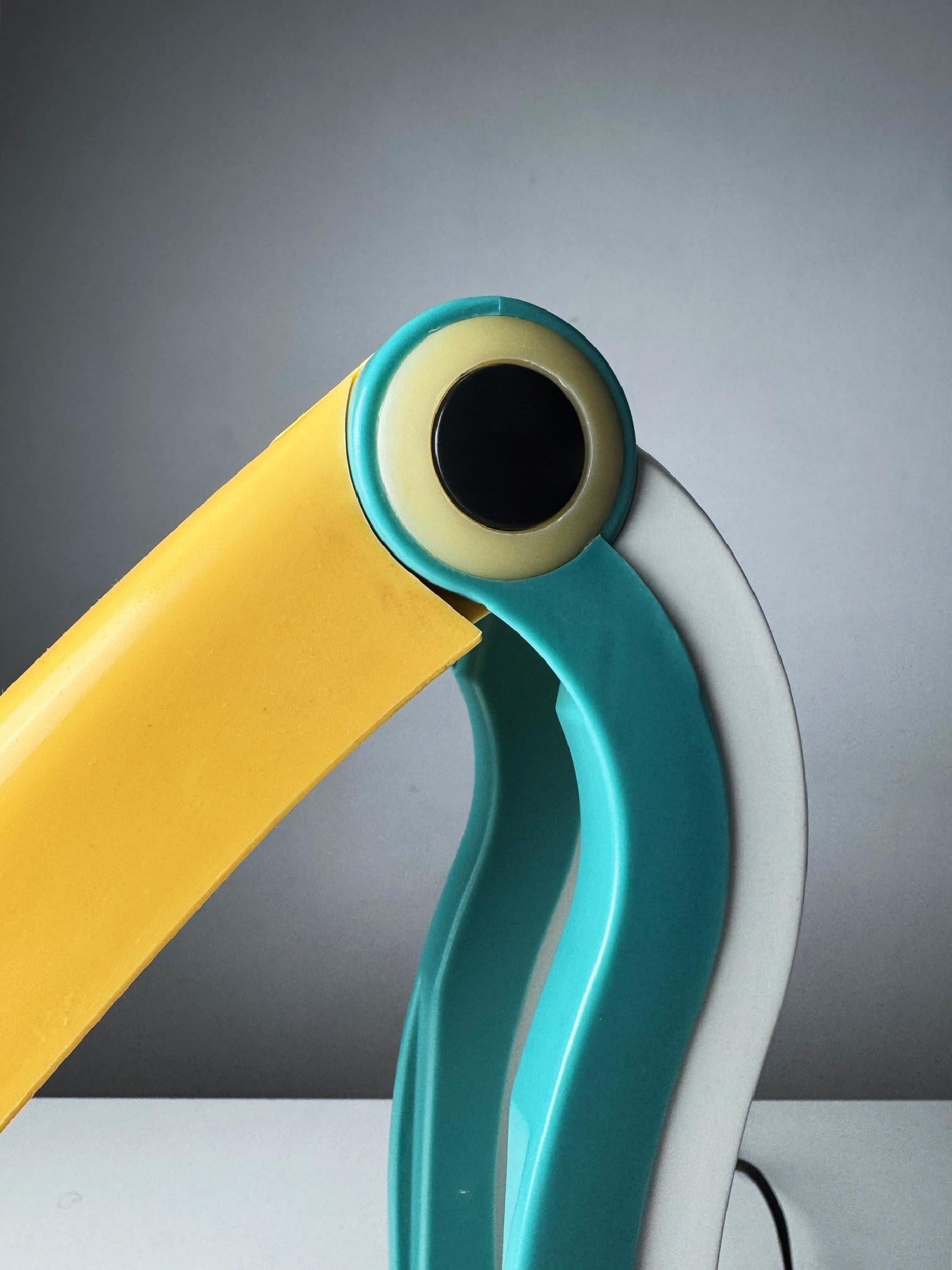 Taiwanese H.T. Huang Toucan Lamp for Huanglite – Yellow & Green