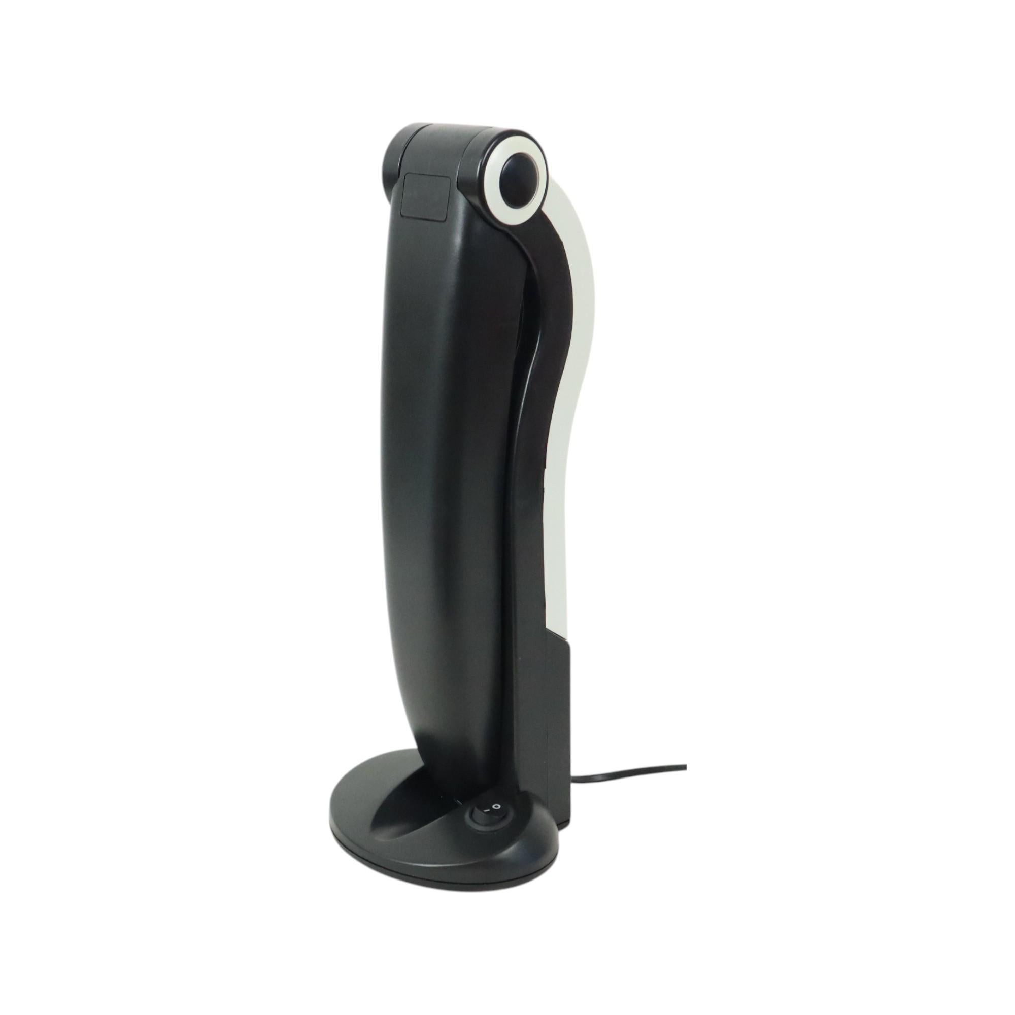 Chinese H.T. Huang Toucan Lamp Table Lamp Design Black White For Sale
